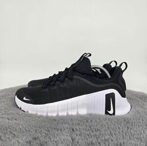 New Nike Free Metcon 6 Black White Women's Workout Shoes Size 9.5